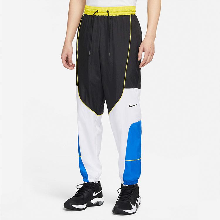 Nike Throwback Casual Basketball Joggers Men Bottoms Multicolor CV1915-013