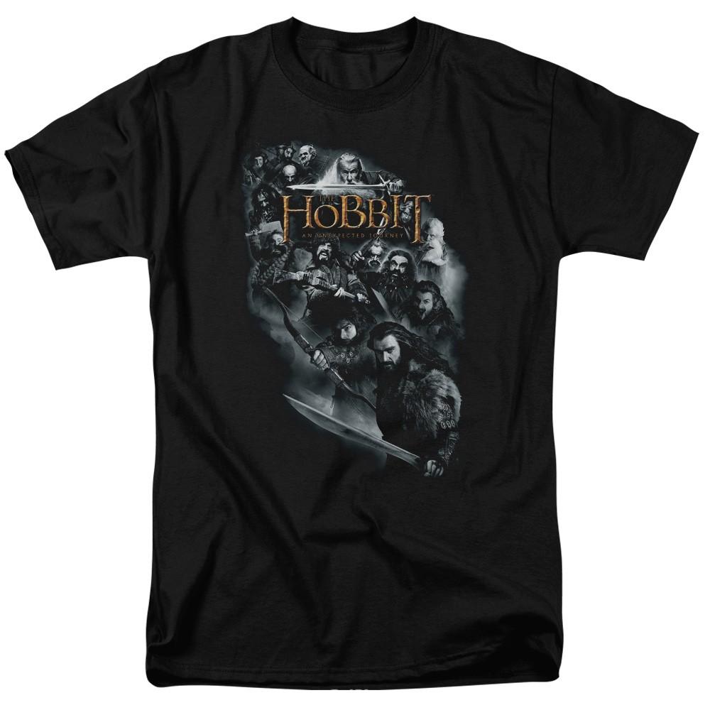 The Lord of The Rings The Hobbit Cast of Characters Adult T-Shirt