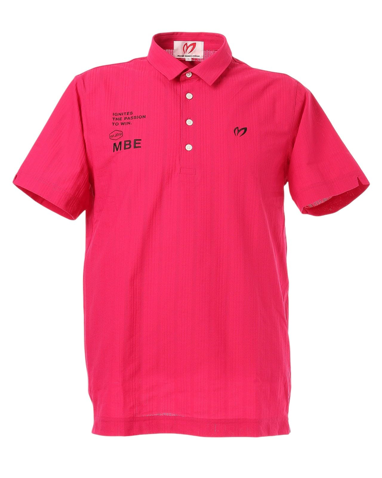 

Master Bunny Short Sleeve Polo Shirt UV Golf 6 Men s (Soccer Fabric, Protection) / / 758-5160405 090_Pink [LL]