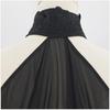 Black Ivory Chiffon Bridal Halter Cape Shawl for Women