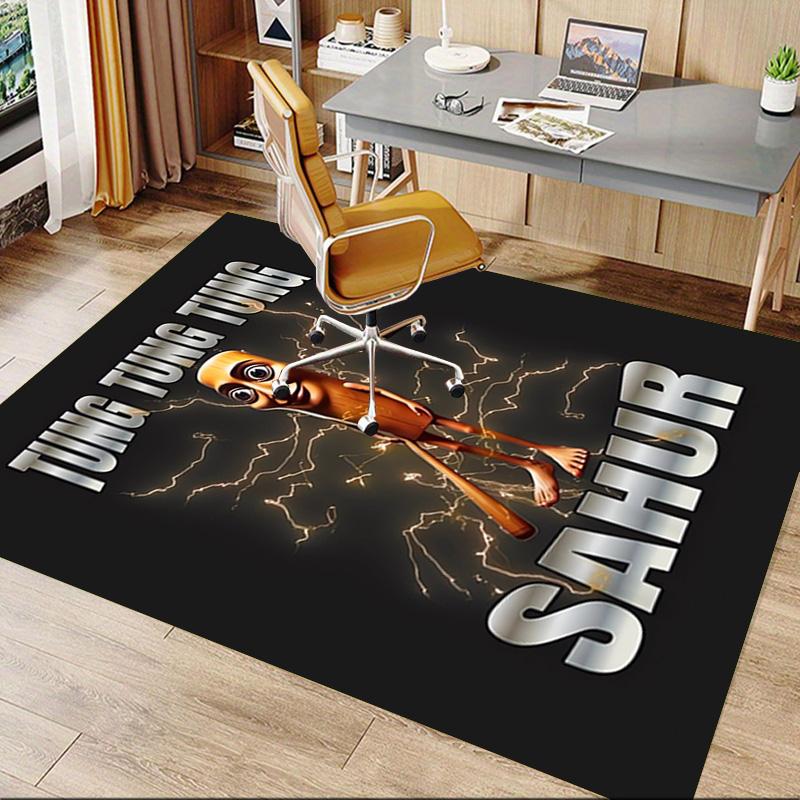 Electric Energy Stickman Carpet For Playroom Bedroom Living Room Sofa Home Decorkids Game Area Rug Nonslip Floor Mat