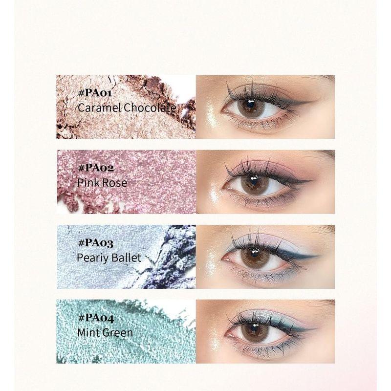 Eunarz - Série Cor Pura Paleta de Sombras 5 Cores - 4 Tipos