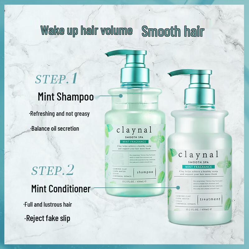 CLAYNAL Amino Acid Mineral Clay Oil Control Mint Shampoo