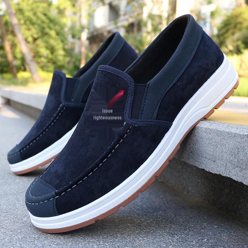Men's Breathable Canvas Bean Shoes - Old Beijing Style Casual Cloth Sneakers
