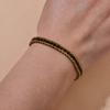 Luxury Iced Out Chain Bracelet Gold Color Shiny Rhinestone Bangle  Jewelry Gifts