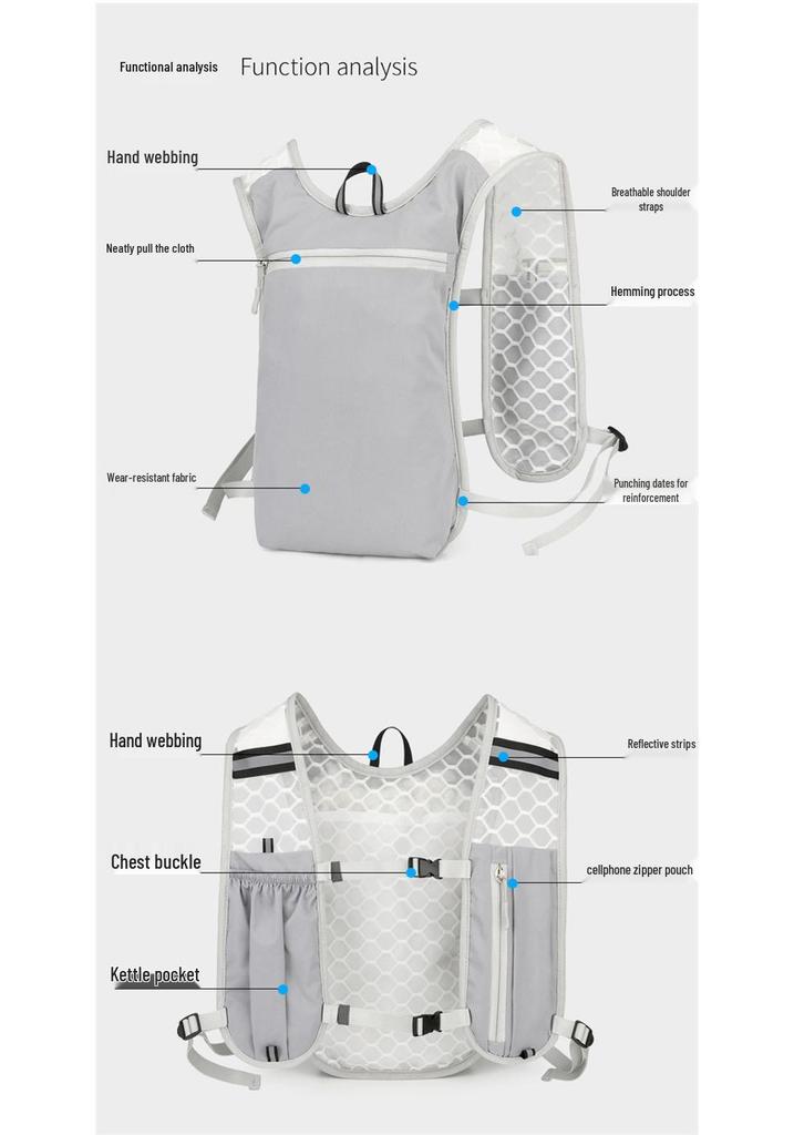 2026 Summer Unisex Lightweight Breathable Cycling Vest Backpack - Off-Road Sports