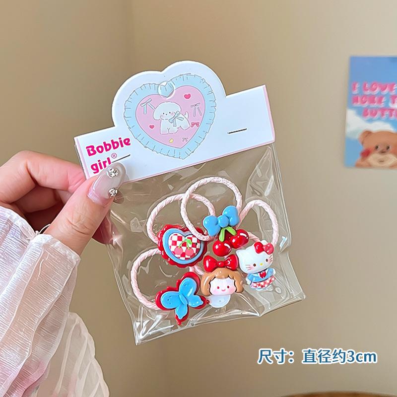 Cartoon Children Braided Hair Band Hairpin Girl Headband Little Girl Hair Accessories Hair Rope Baby Rubber Band