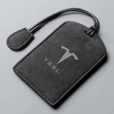1Pcs For Tesla Tesla model3Y Card Keychain Modelx/s Remote Control Ya Key Bag Turning Fur