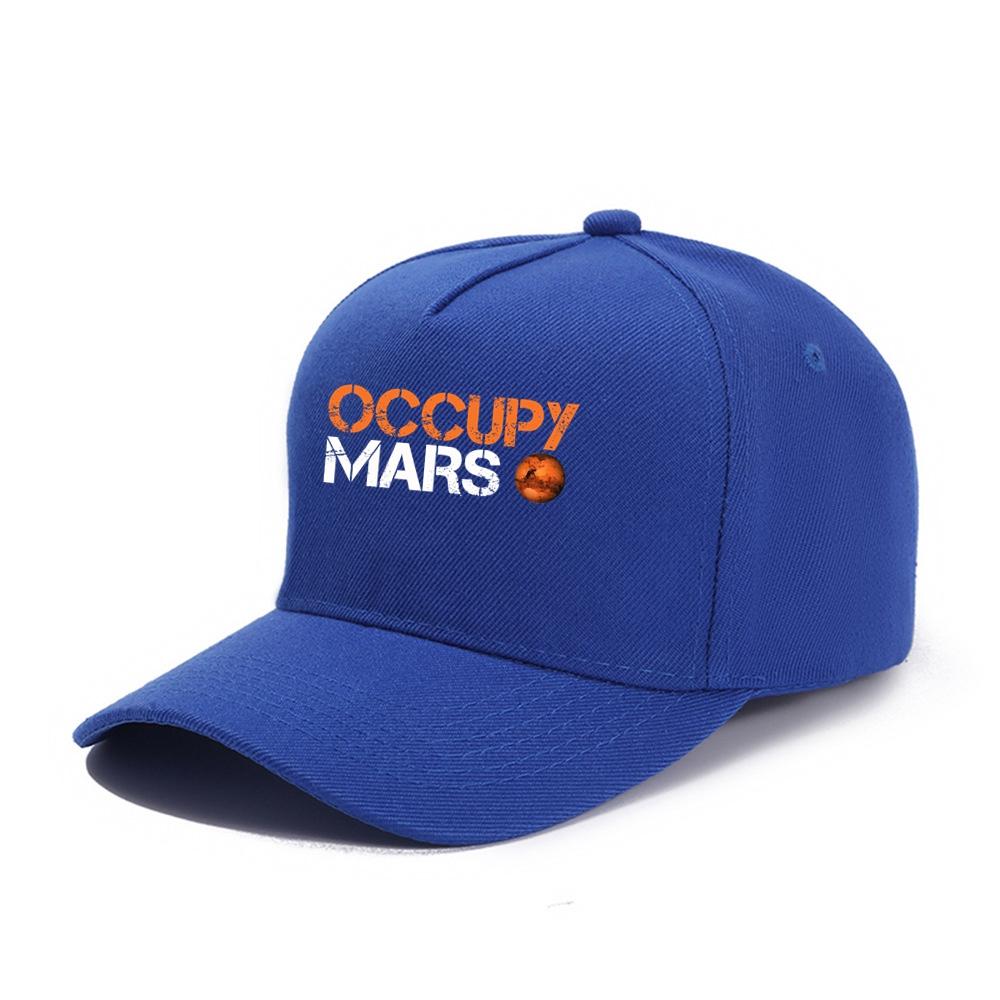 Occupy Mars Baseball Cap Spacex Nasas Unisex Elon Musk Falcon Heavy 9 Snapback Caps Unisex Casual Travel Outdoor Sun Hats