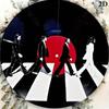 Vintage Abbey Road Metal Wall Art Round Sign Iconic Band Music Fan Gift