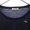 LACOSTE wool One-point patch pattern Long sleeve knit 34 sweater Women Used
