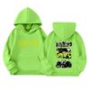 Kids' Pullover Hoodie with Letter Print and Pocket, Casual Loose Fit Long Sleeve