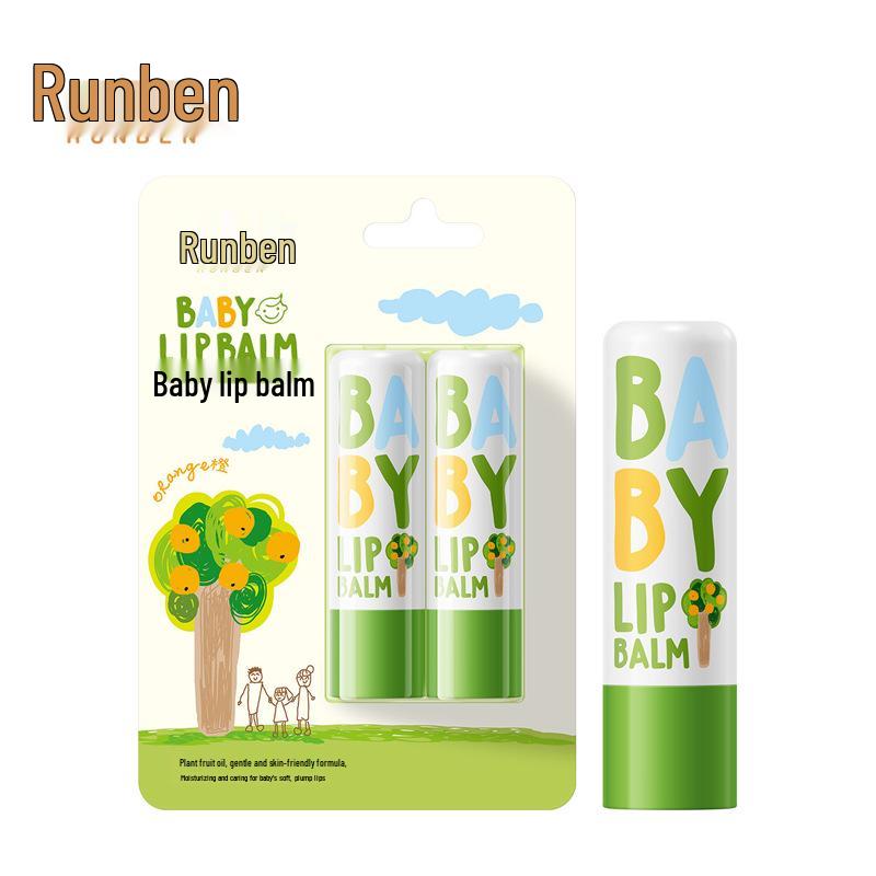 Runben Lip Balm for Kids - Moisturizing & Nourishing Lip Care for Boys and Girls in Autumn/Winter
