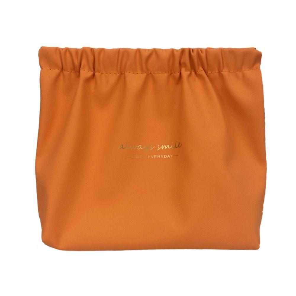 Cable Storage Bag Self-closing Cosmetic Bag Travel Makeup Bag Women Storage Bag Leaf Spring Bag