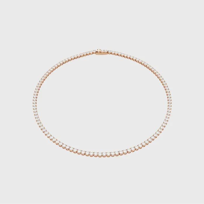 Matrix Tennis Rose Gold Tone Necklace 5764194
