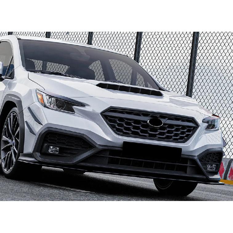 For Subaru WRX STI VB 2022+ Bodykit Car Front Bumper Splitter Spoiler Diffuser Protector Guard Exterior Tuning Accessories Part