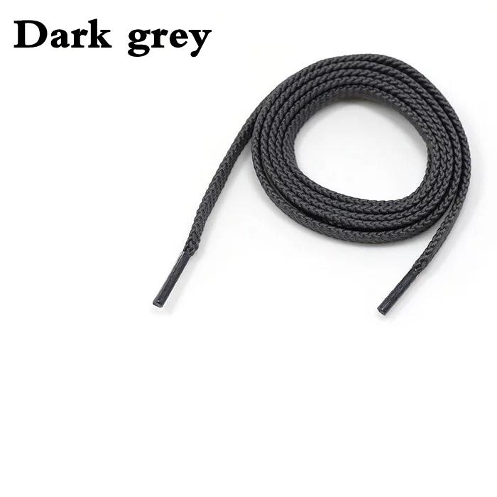 1 Paar 28 Kleuren Klassieke Platte Schoenveters Kwaliteit Effen Kleur Sneakerschoenveters voor Alle Schoenen Koorden 100cm 120cm 140cm 160cm 100cm gray