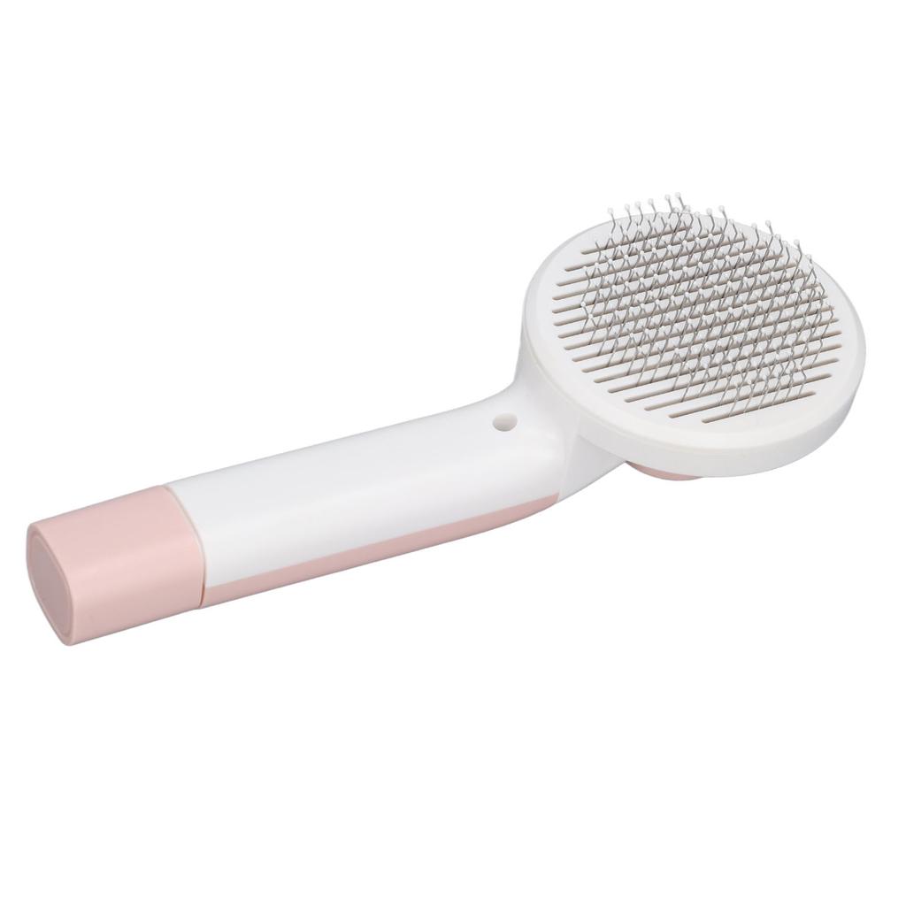 Pet Slicker Brush 2 in 1 Detangling Self Cleaning Floating Hair Removal Pet Grooming Comb with Nail Grinder for Cat