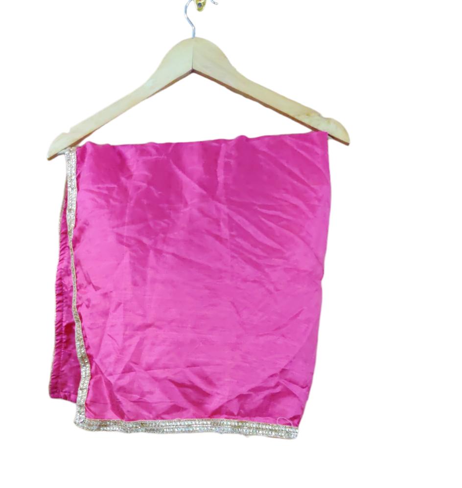 @ Indian Traditional Godess Devi Mata Rani Chunri Pink Color Zr769-60%Off