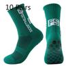 10 Pares de Meias de Futebol Masculinas Grossas para Lavar os Pés, Antiderrapantes, Absorventes de Suor, Desodorantes