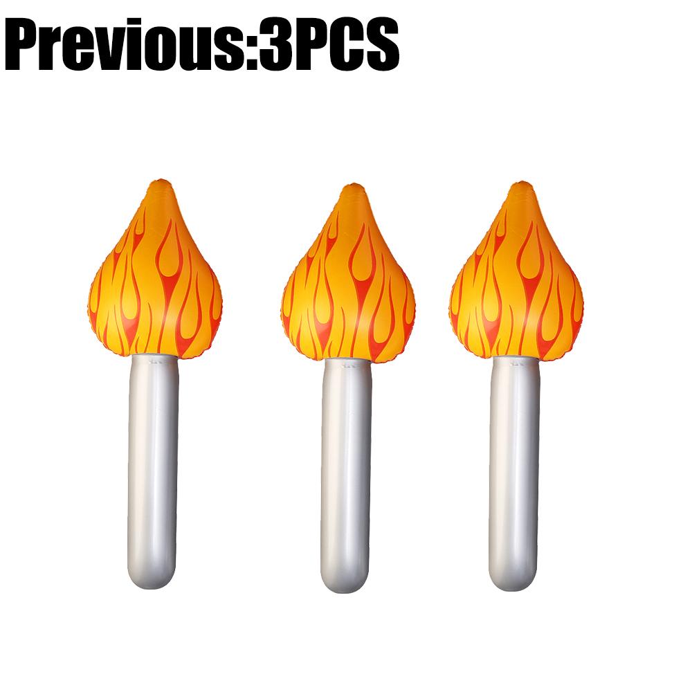 10/5/1Pcs Inflatable Torch Flame Toy Balloon Carnival Prizes Kids Theme Photo Props Sports Game Events Cheering Thunder Sticks