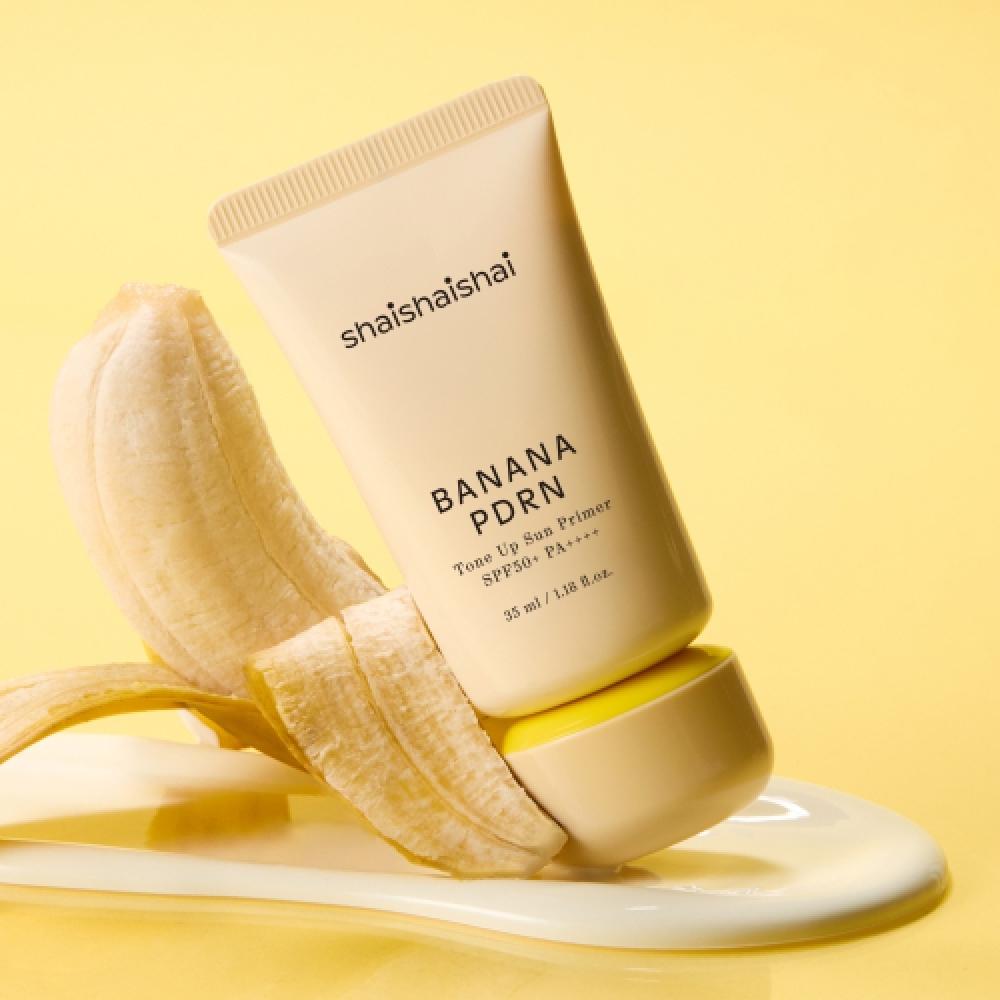 Shaishaishai Banana Pdr Tone Up Sun Primer 35ml Spf50+ Pa++++ FREE