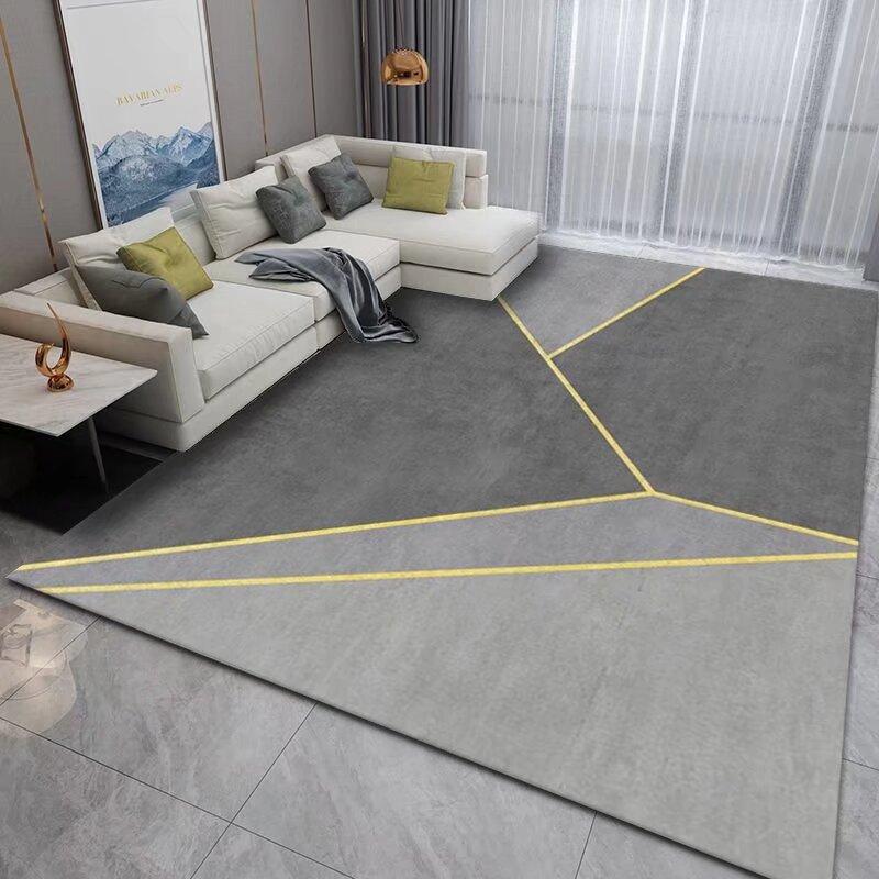 Modern Carpets for Living Room Non-slip kitchen floor carpet Geometric Bedroom Decoration Large Rug Coffee Tables Mat Washable
