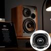 3Inch 78mm Black Aluminum Diaphragm 8Ohm 20W Speaker With Powerful Bass For Auditory Systems And DIY Projects