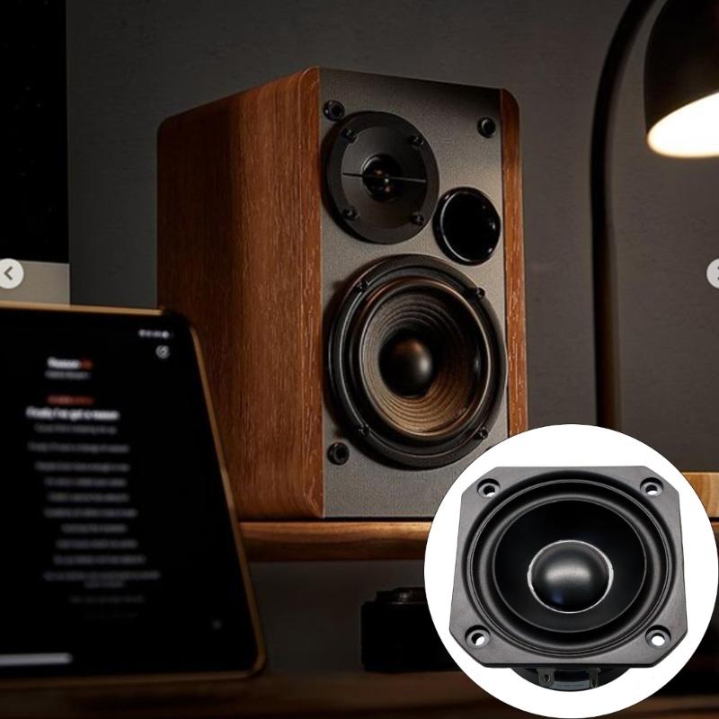 3Inch 78mm Black Aluminum Diaphragm 8Ohm 20W Speaker With Powerful Bass For Auditory Systems And DIY Projects