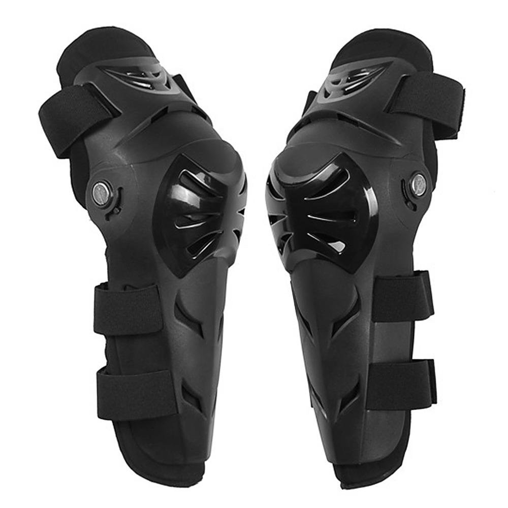 4pcs PE Shell Motorcycle Elbow Pad Adjustable Knee Shin Guard Motocross Knee Elbow Guards  Cycling