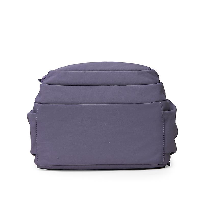 Zaino Compatto con Tasche Multiple con Zip e Tasca Laterale in Rete