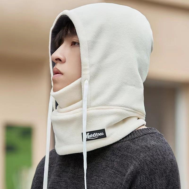 Herren Winter Winddichte Radmütze mit Warmer Maske, Ohrenklappen, Nackenschutz und Baumwollisolierung für Kalte Bedingungen