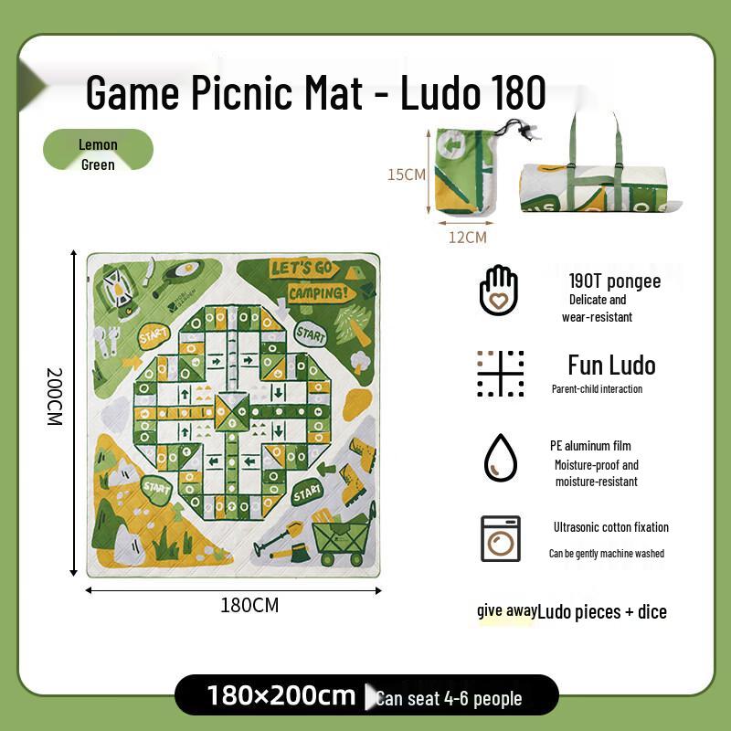 MOBIGARDEN Warm Sunset Portable Outdoor Picnic Mat