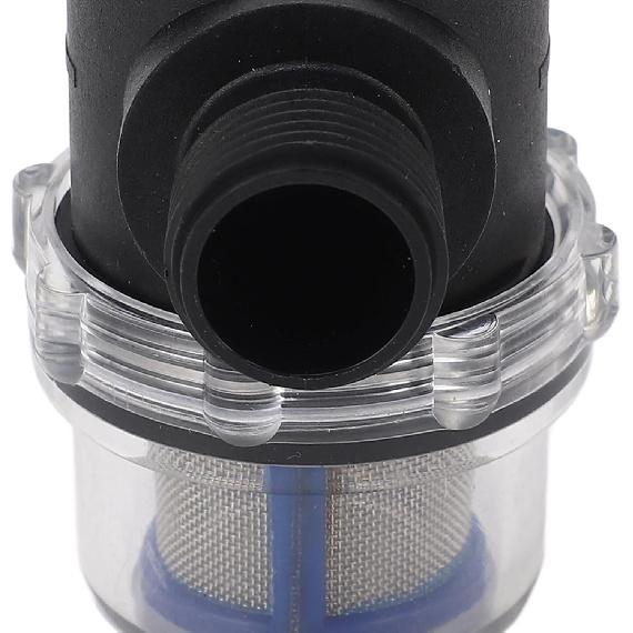 1/2 In. Water Pump Strainer 14, Effective Filtration, Easy To Install, Female Threaded Inline Filter, Plastic Construction for Oil System