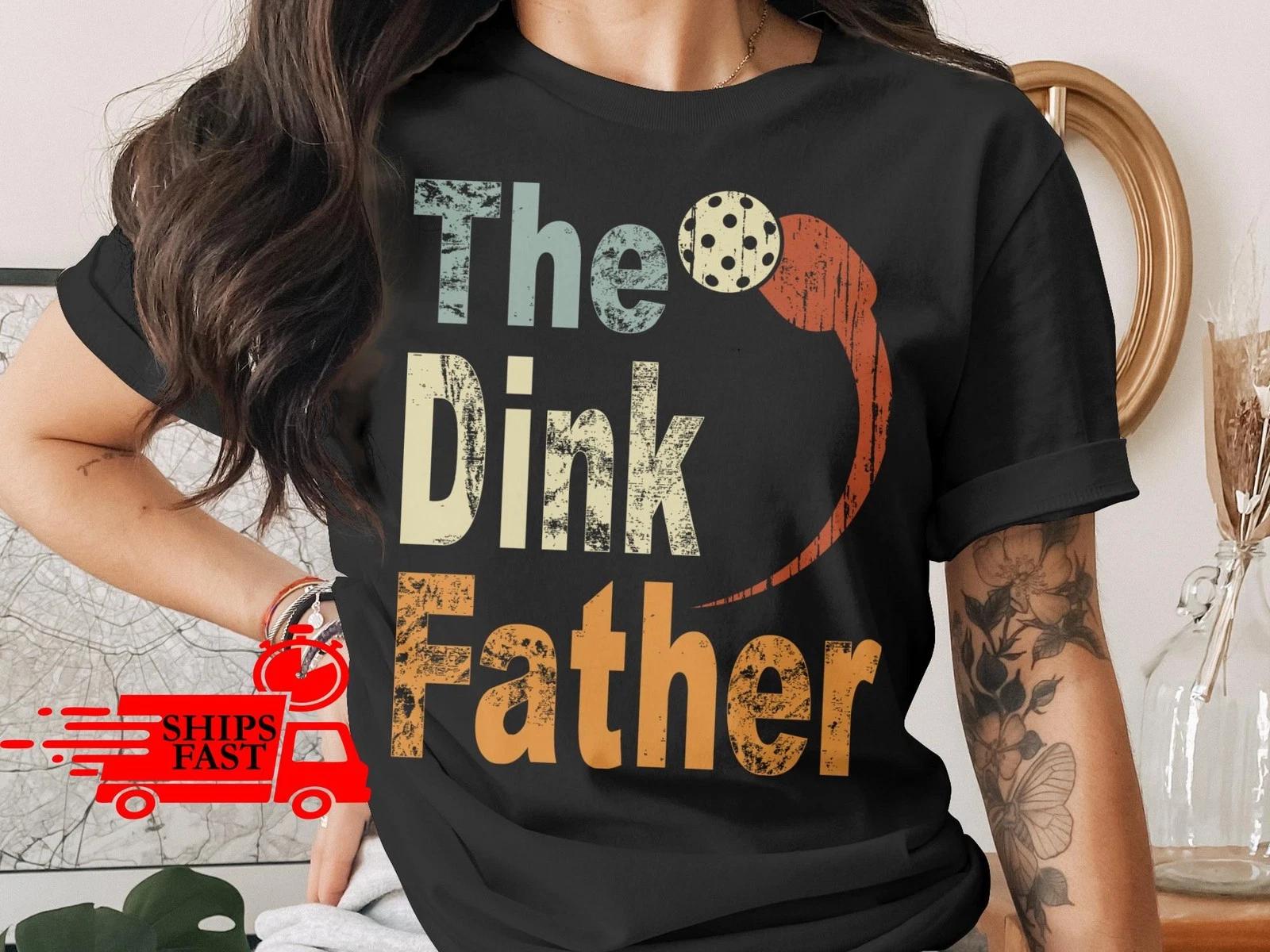 Pickleball Dad T-Shirt Comfort Colors Funny Sporty Tee Dad Gift Casual Wear L