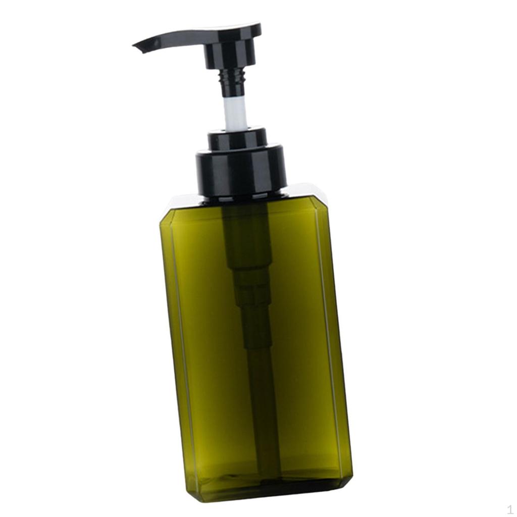 1 Piece Soap Dispenser Bottle Manual Liquid Lotion Reusable Hand Wash Container for Hotel Countertop