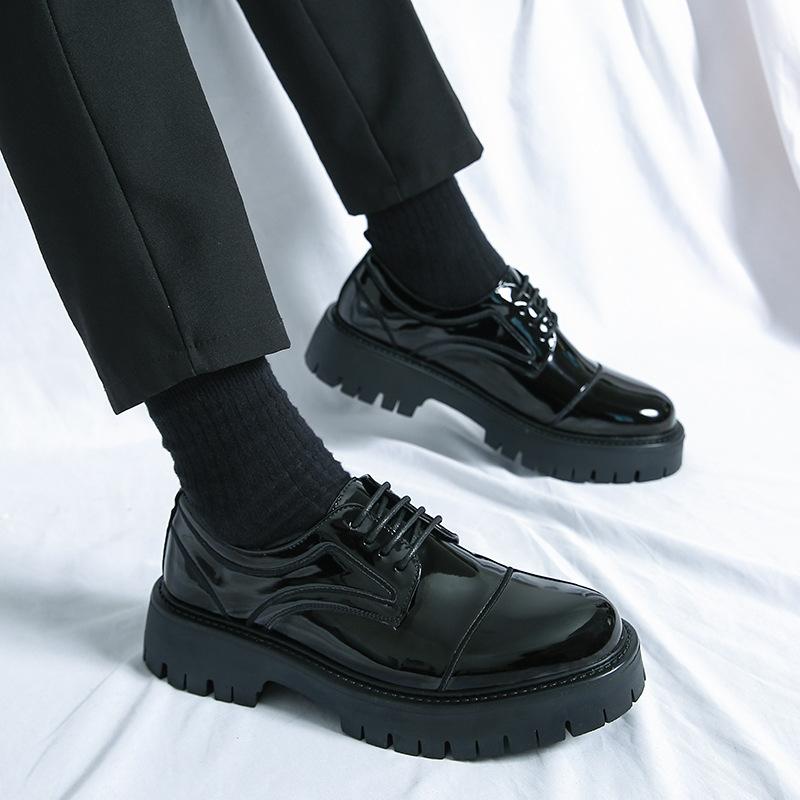 Factory Direct Sales Foreign Trade New Men's Leather Shoes Casual Dress Single Shoes Men's Live Broadcast Supply Men's Shoes