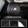 WCHT7 For BMW Car Logo Seat Headrest Pillow Case Neck Support Pad Anti-Dust Cover Accessories E30 E34 E36 E39 E46 E52 E53 E60 E61 E62