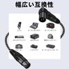 NCGGY XLR Cable 0.3M Right-Angle Adjustable XLR Male To Female Microphone Cable 90-Degree Adapter for Mixer Powered Speakers Recording Equipment
