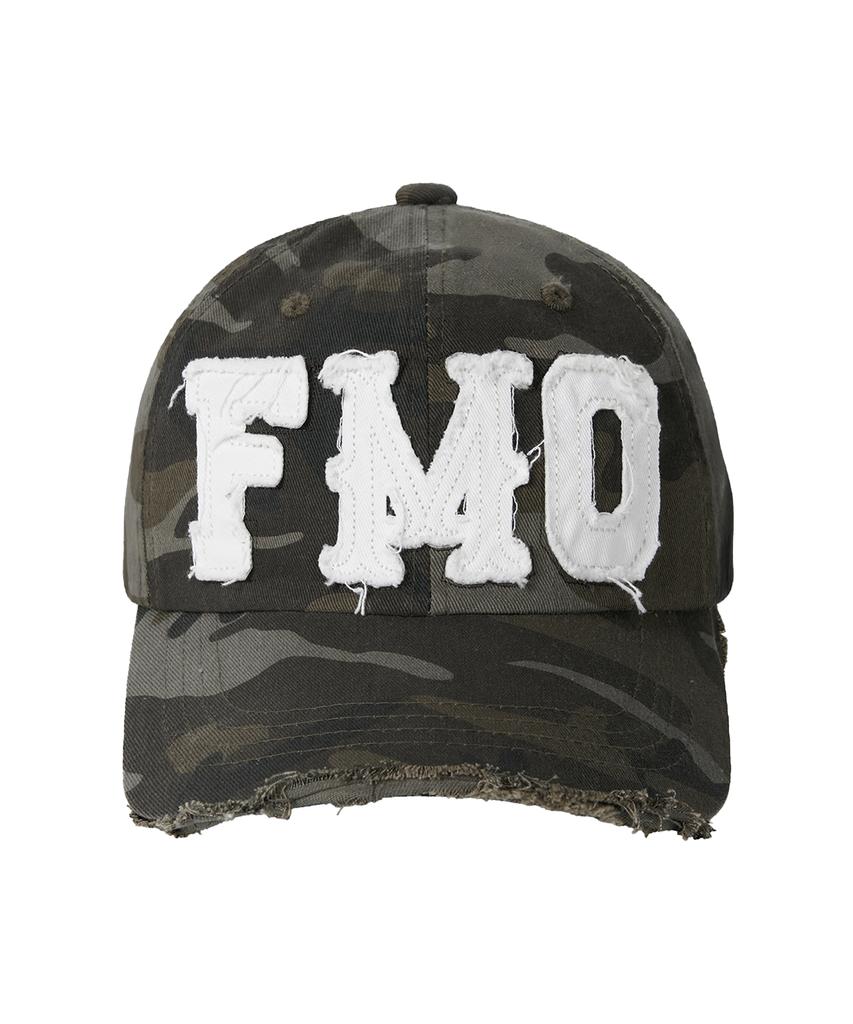 FREEMARIO Fmo Logo Damaged Ball Cap [Camo]
