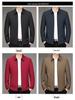 Men's 2026 Spring Short Lapel Jacket - Dad Style Business Casual Shirt