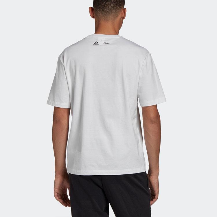 Adidas X Disney Grafisk Trykk Sports Crew Neck T-skjorte Herre Topper Hvit GL2222
