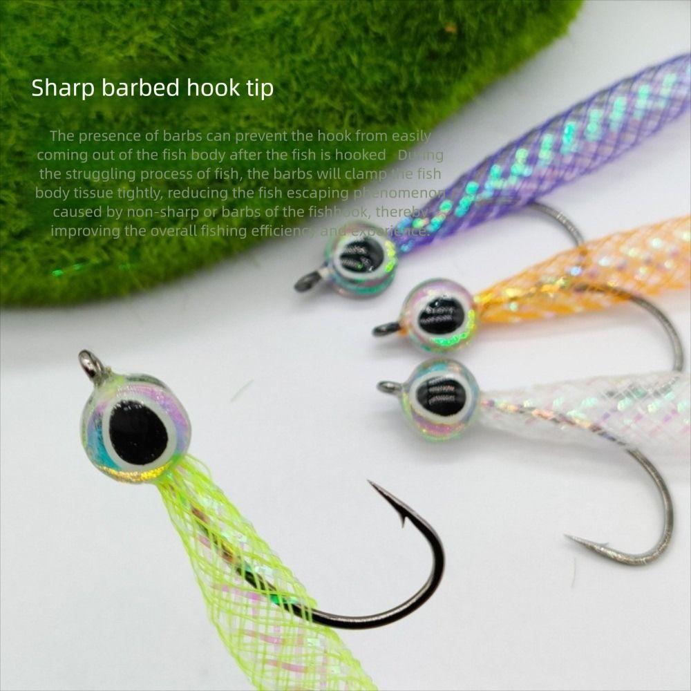 4pcs Insect Mylar Minnow Flies Fast Sinking Artificial Lifelike Lures  Lifelike