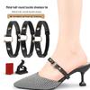 Lazy Person's No-Install High Heel Anti-Slip Elastic Strap for Women with Semi-Circular Buckle