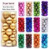 Colorful Christmas Tree Matte & Shiny Ball Decorations for Shopping Mall Ceiling