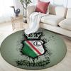 Legia Warsaw pattern round rug,Carpet Rug for Living Room Bedroom Playroom ,Non-slip Floor Mat,Holiday Gifts and Birthday Gifts.