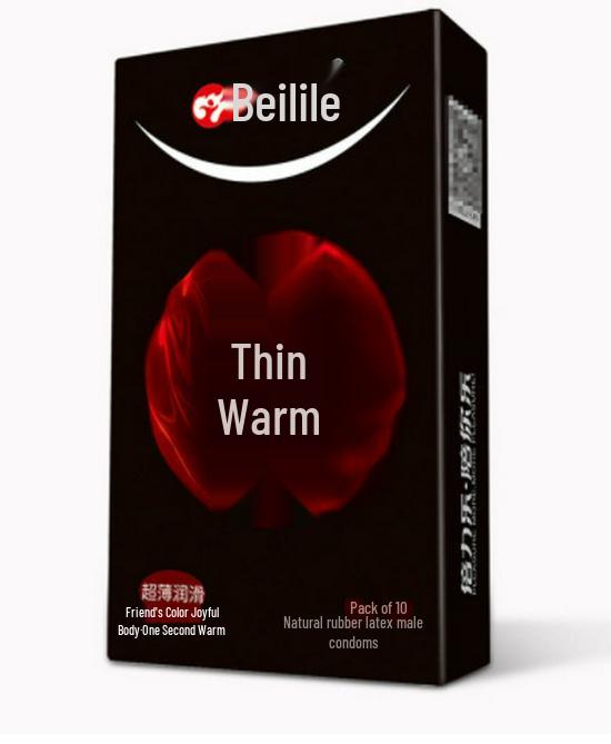 Bailile Prickly Silky Ribbed Condoms - Light & Thin 3D Texture for Adults