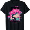 Vaporwave Pink Cherry Blossom Tree T-Shirt