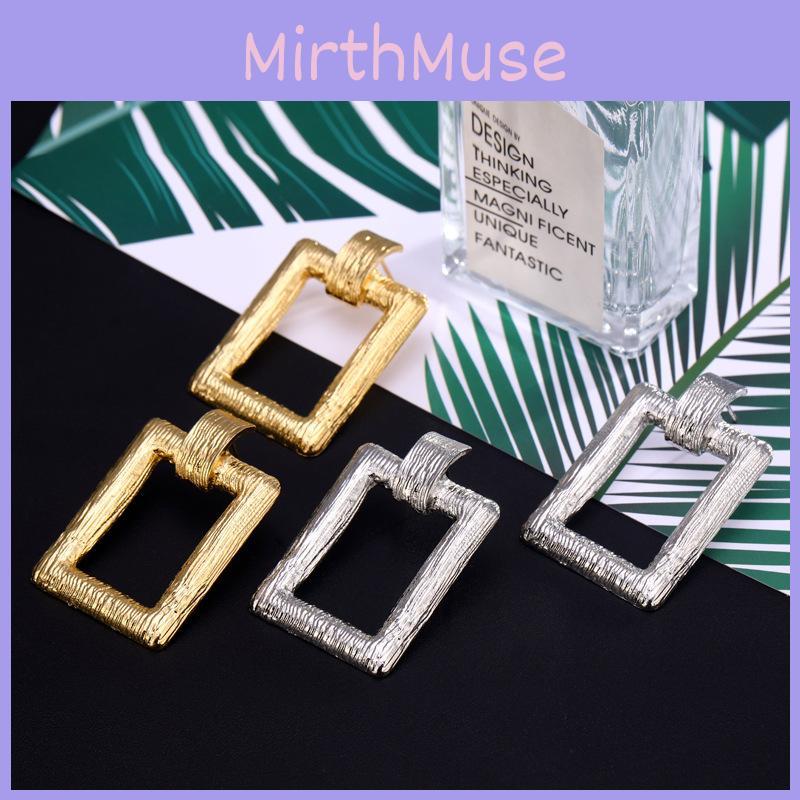 Modern Simple Geometric Alloy Earrings For Women With Independent Packaging