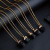 Natural Black Titan Crystal Pendant With Silver Plating For Jewelry